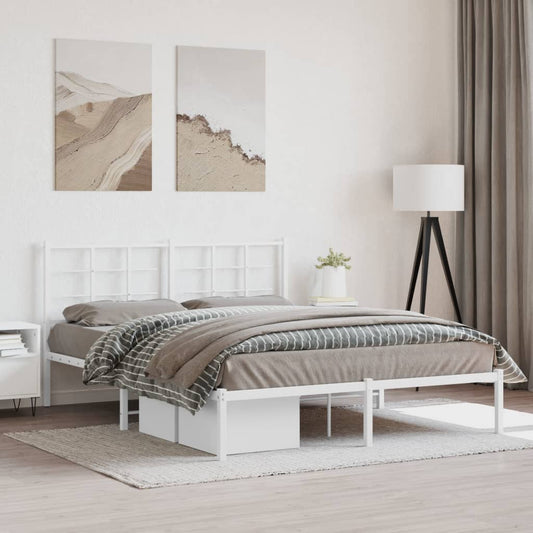 Metal Bed Frame Without Mattress