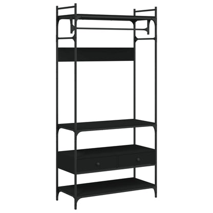 Wardrobe With Drawers 89X39X184.5 Cm Engineered Wood