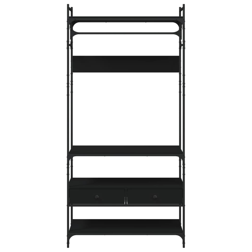 Wardrobe With Drawers 89X39X184.5 Cm Engineered Wood