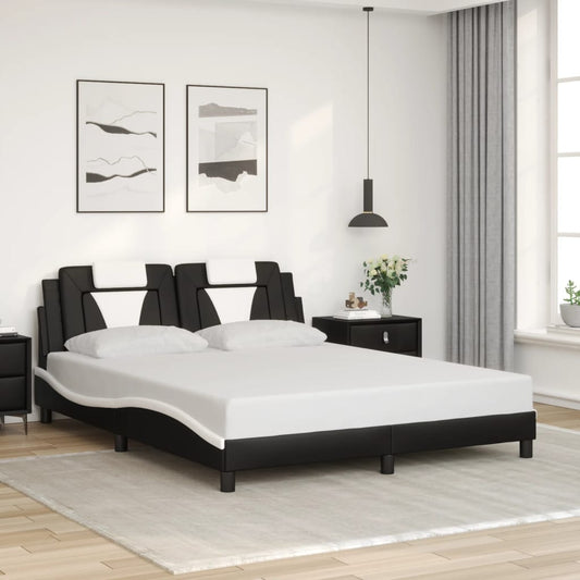 Bed Frame Without Mattress Queen Faux Leather