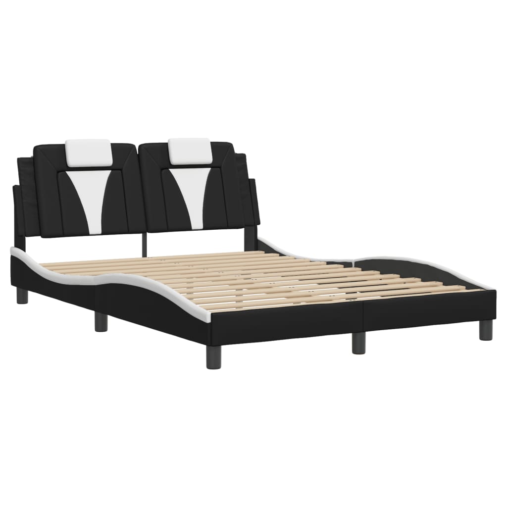 Bed Frame With Led Without Mattress 137X187 Cm Double