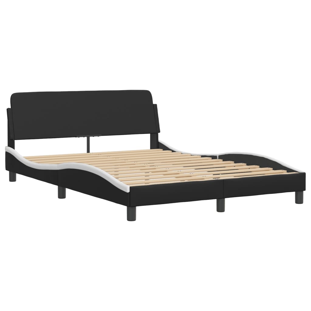 Bed Frame With Led Without Mattress 137X187 Cm Double