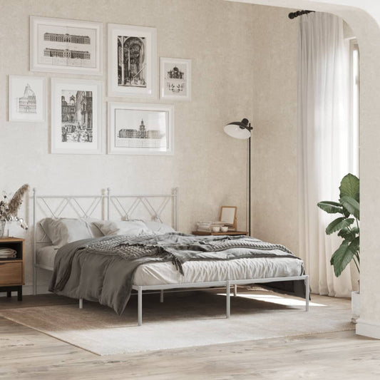 Metal Bed Frame Without Mattress