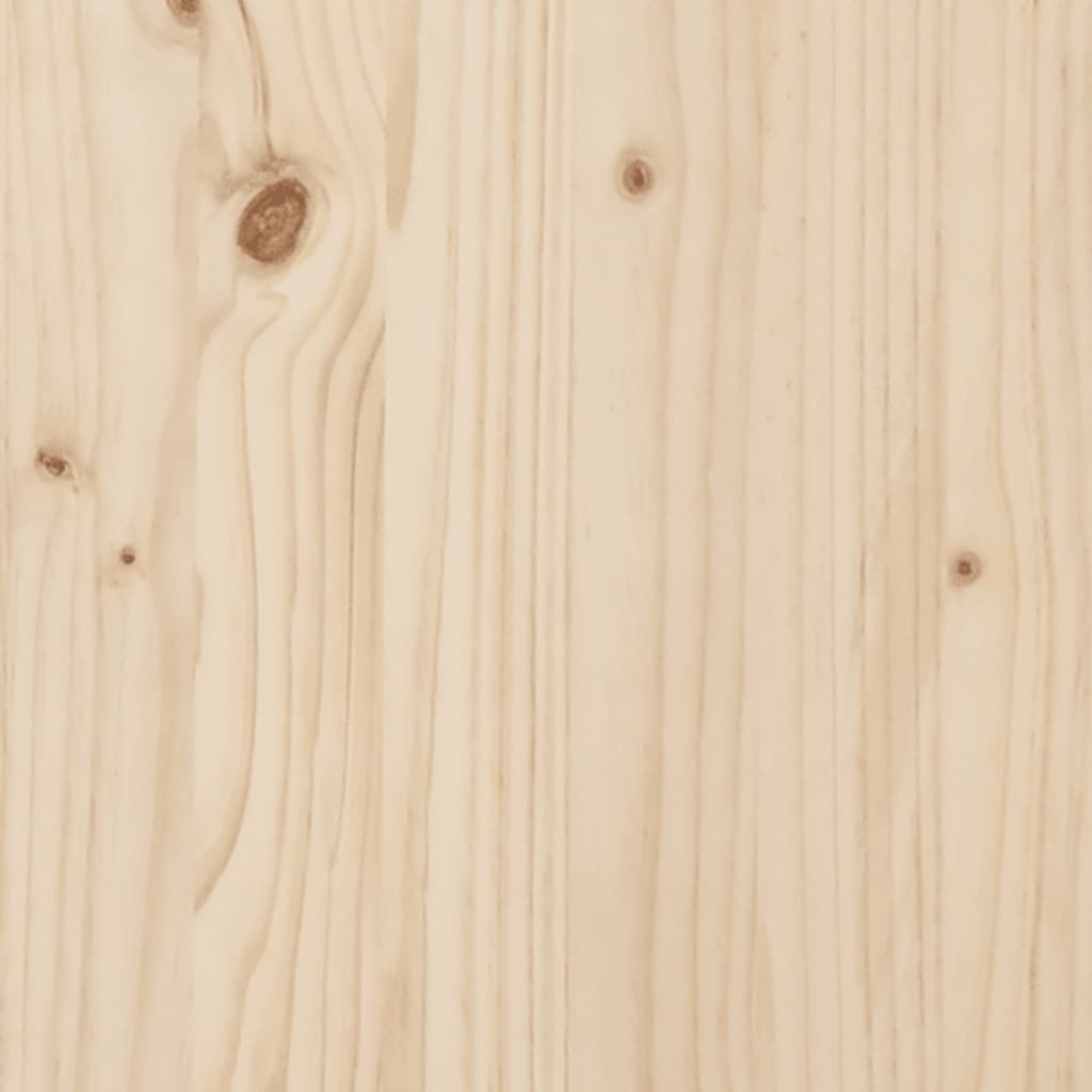 Bed Frame Without Mattress 92X187 Cm Single Solid Wood Pine