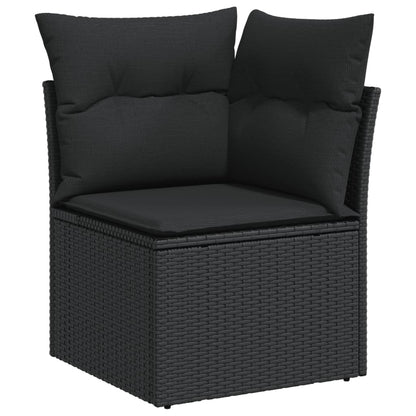 7 Piece Garden Sofa Set With Cushions Poly Rattan