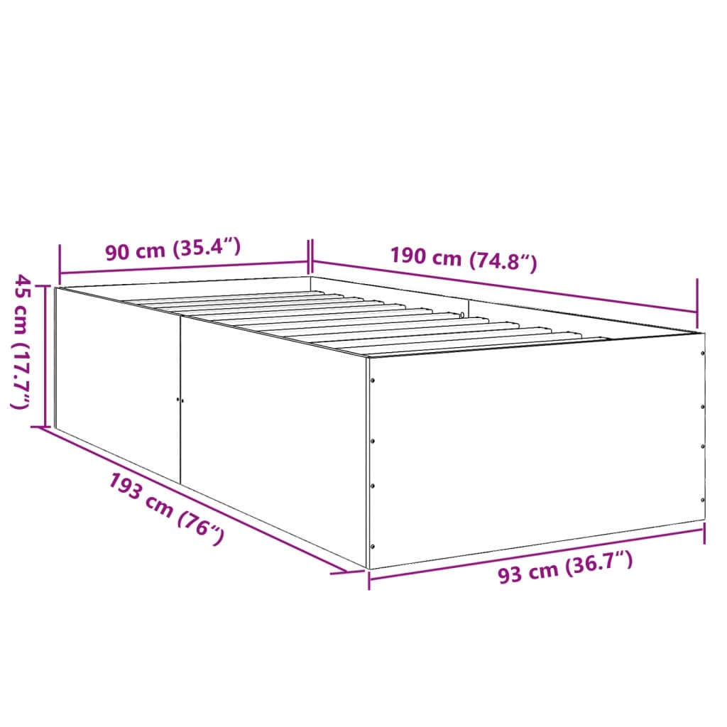 Bed Frame Without Mattress