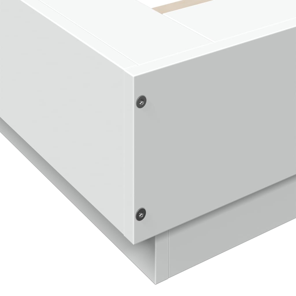 Bed Frame With Led Lights Without Mattress 183X203 Cm King