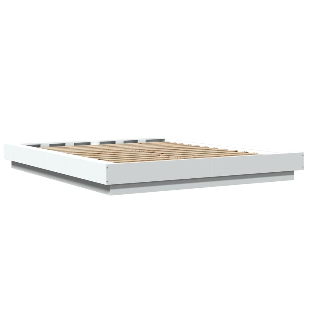Bed Frame With Led Lights Without Mattress