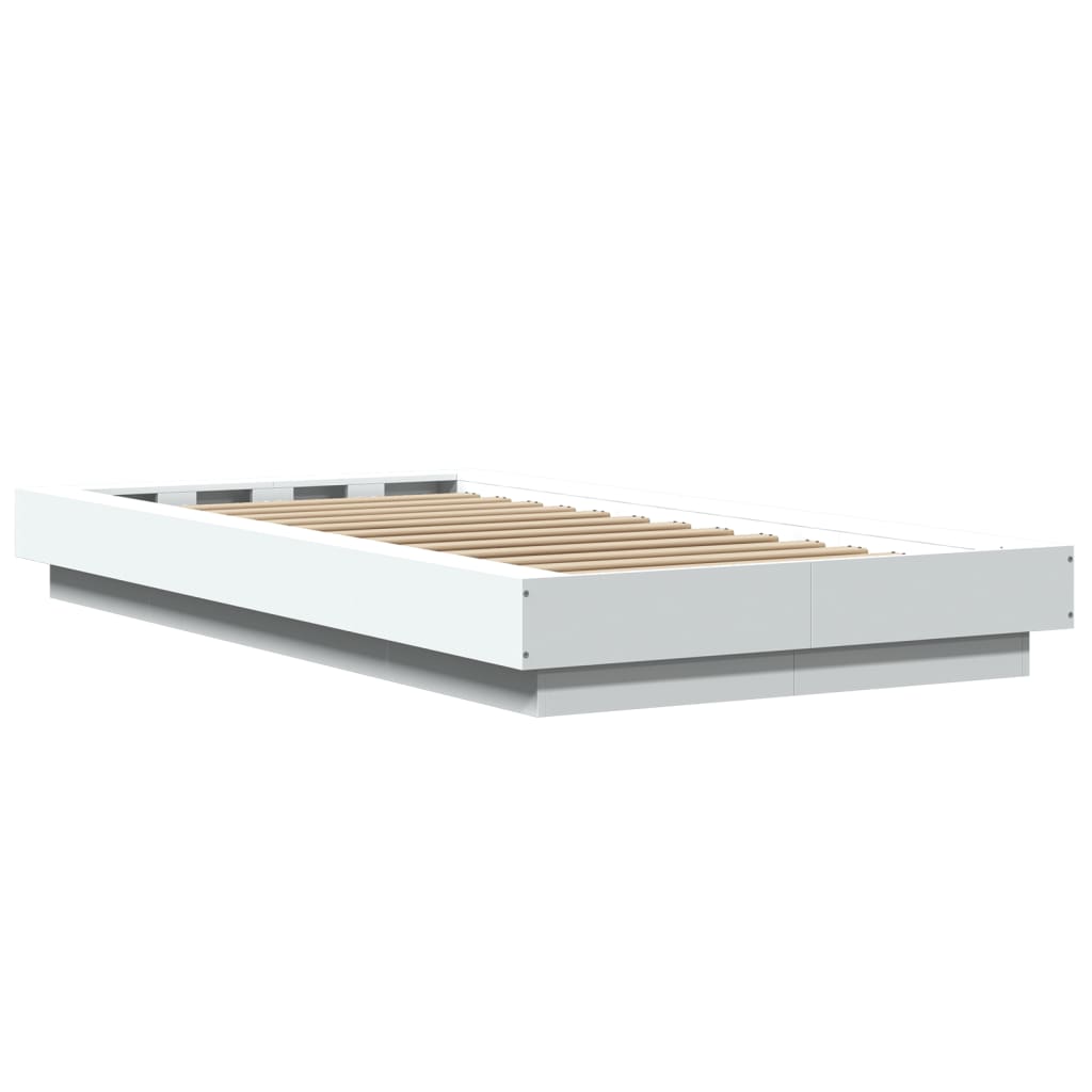 Bed Frame With Led Lights Without Mattress