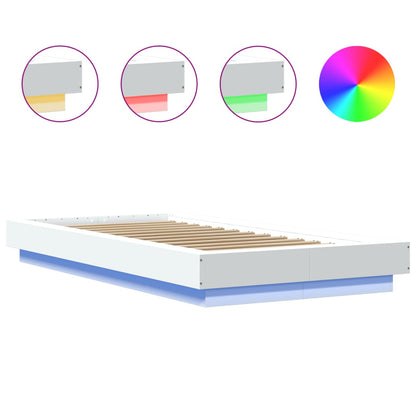 Bed Frame With Led Lights Without Mattress