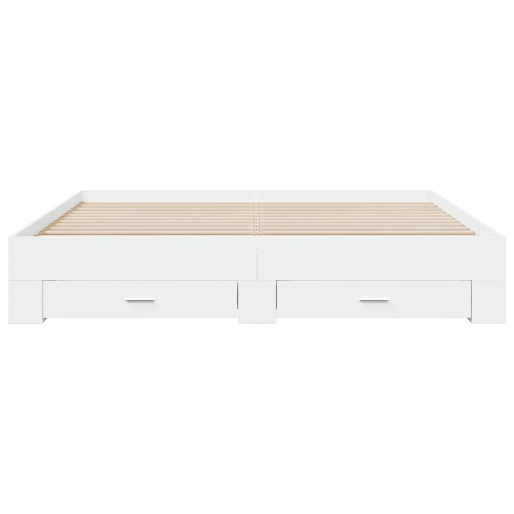 Bed Frame With Drawers Without Mattress 183X203 Cm King