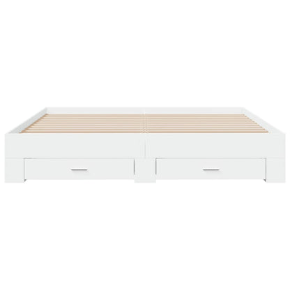 Bed Frame With Drawers Without Mattress 183X203 Cm King