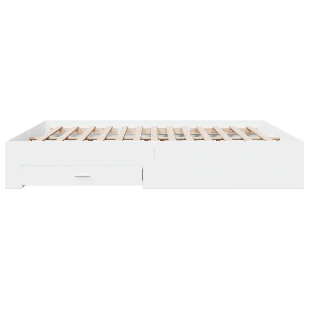 Bed Frame With Drawers Without Mattress 183X203 Cm King