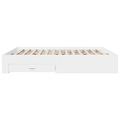 Bed Frame With Drawers Without Mattress 183X203 Cm King