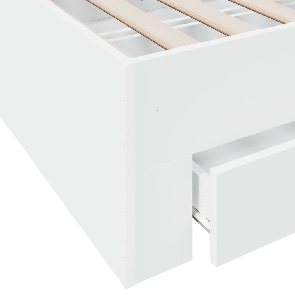 Bed Frame With Drawers Without Mattress 183X203 Cm King