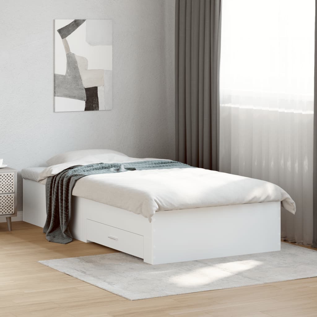 Bed Frame With Drawers Without Mattress 183X203 Cm King