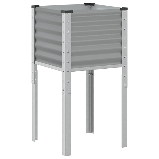 Garden Planter Grey Steel