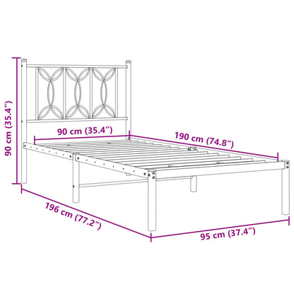 Metal Bed Frame Without Mattress