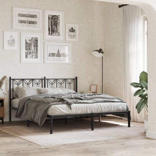 Metal Bed Frame Without Mattress