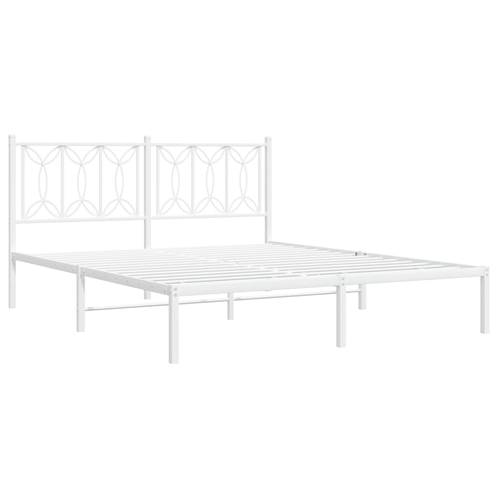 Metal Bed Frame Without Mattress