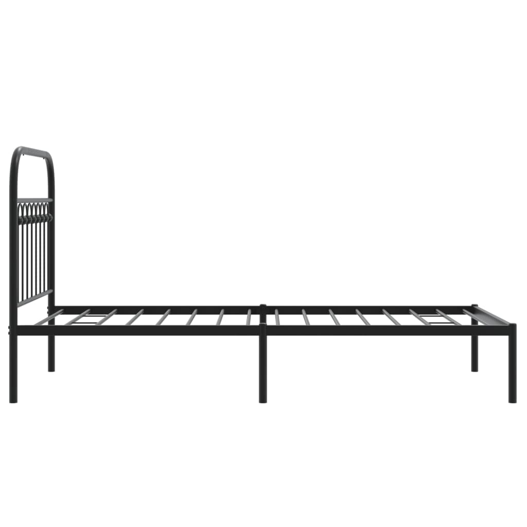 Metal Bed Frame Without Mattress