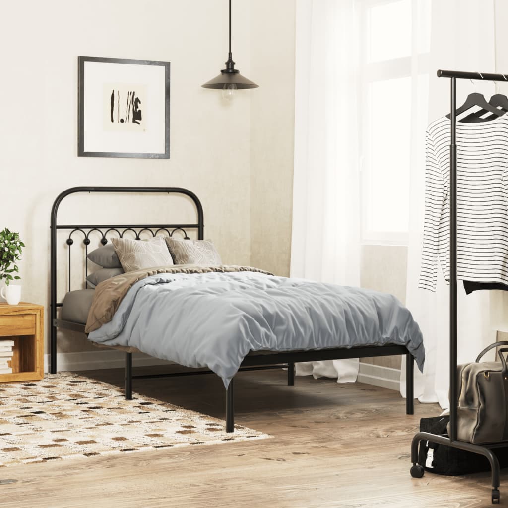 Metal Bed Frame Without Mattress