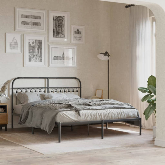 Metal Bed Frame Without Mattress