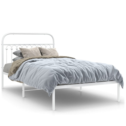Metal Bed Frame Without Mattress King Single