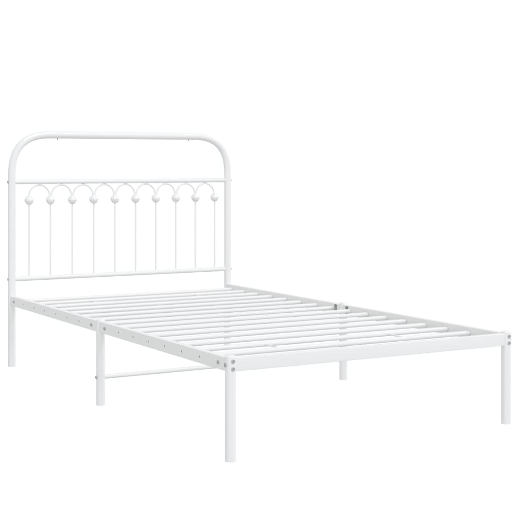 Metal Bed Frame Without Mattress King Single