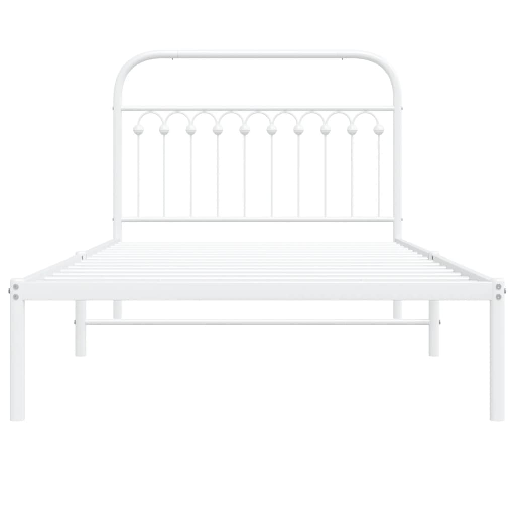 Metal Bed Frame Without Mattress King Single