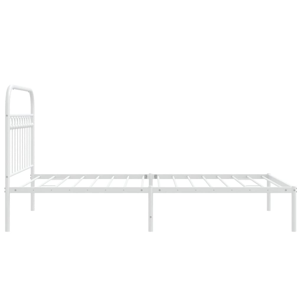 Metal Bed Frame Without Mattress King Single