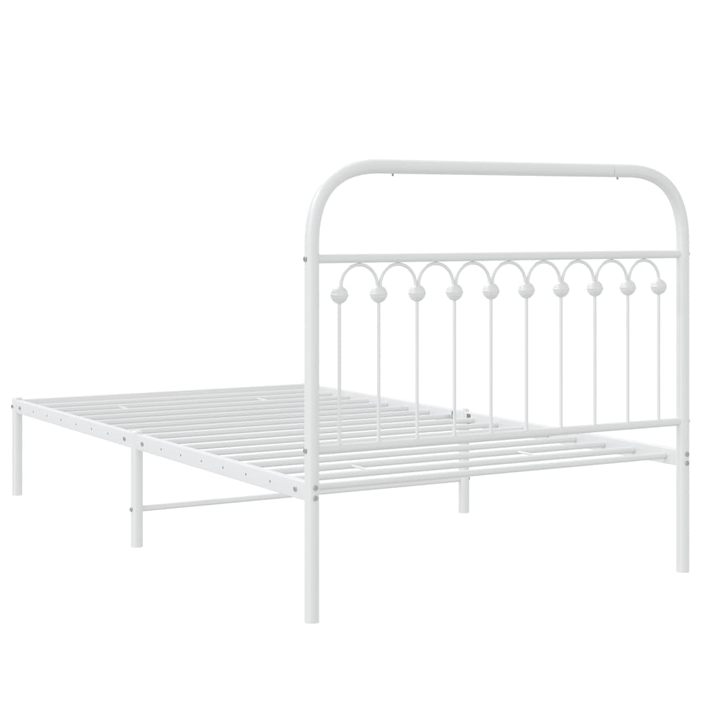 Metal Bed Frame Without Mattress King Single