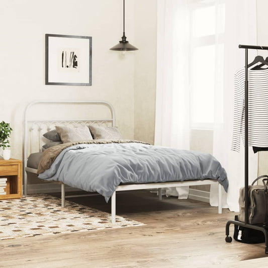 Metal Bed Frame Without Mattress King Single