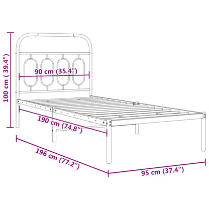 Metal Bed Frame Without Mattress