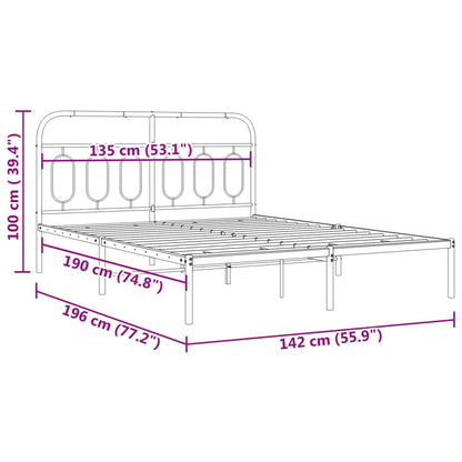 Metal Bed Frame Without Mattress