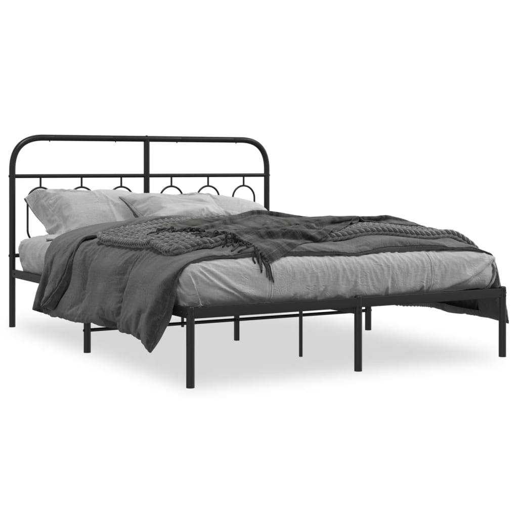 Metal Bed Frame Without Mattress