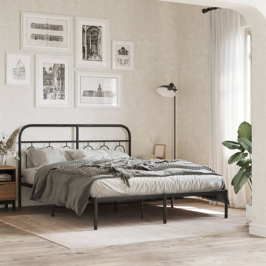 Metal Bed Frame Without Mattress
