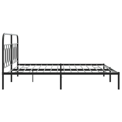 Metal Bed Frame Without Mattress 183X203 Cm King