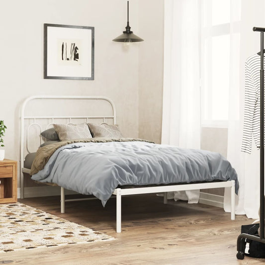 Metal Bed Frame Without Mattress King Single