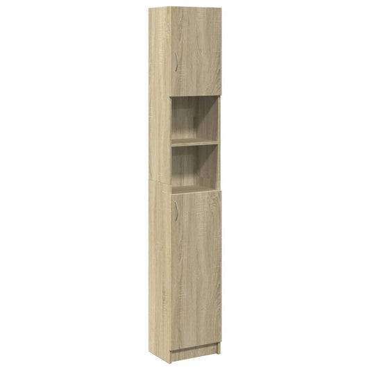 Bathroom Cabinet 32X25.5X190 Cm Engineered Wood