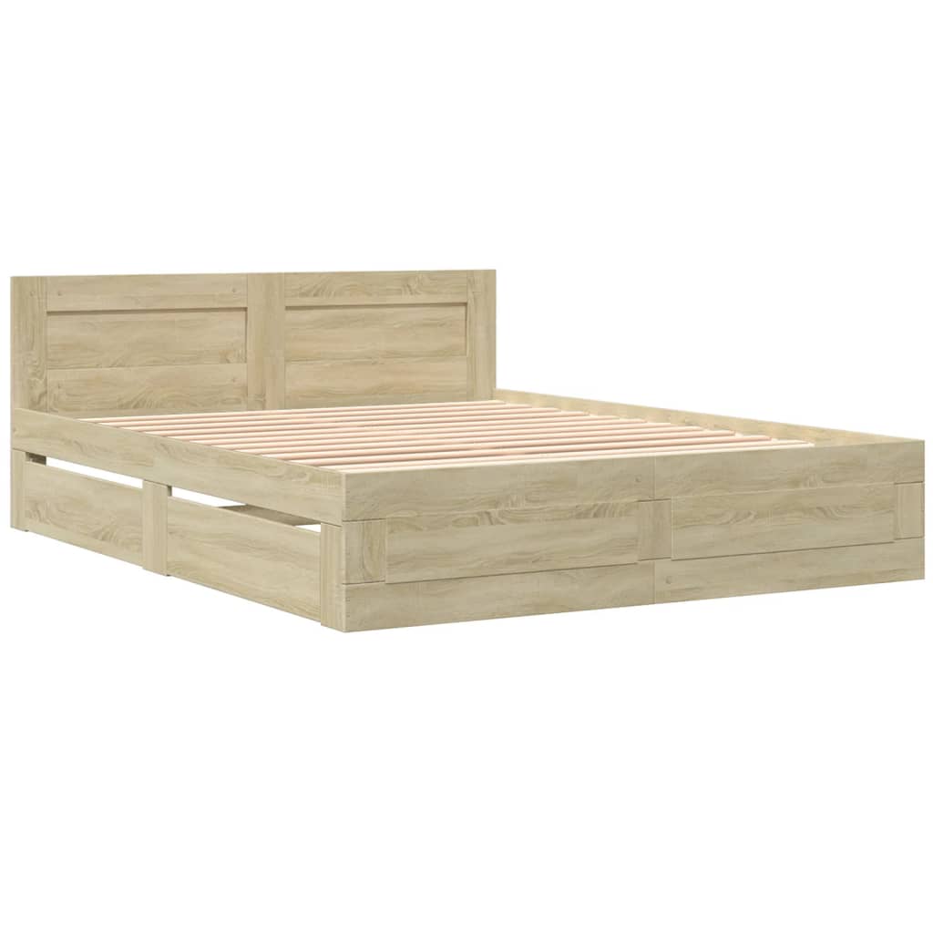 Bed Frame With Headboard Without Mattress