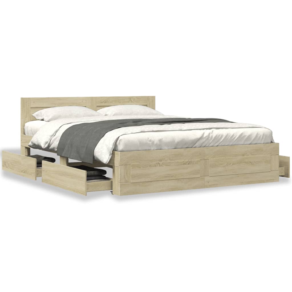Bed Frame With Headboard Without Mattress