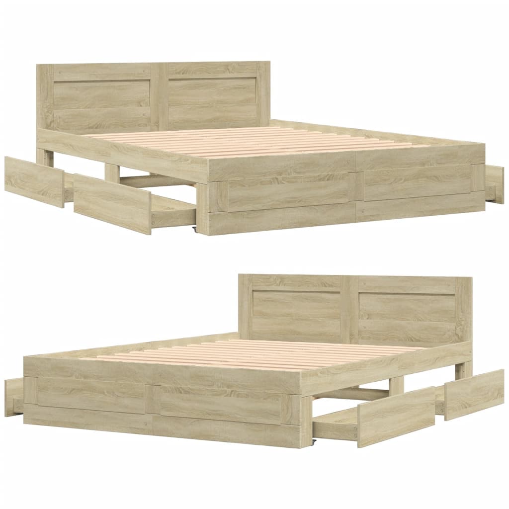 Bed Frame With Headboard Without Mattress