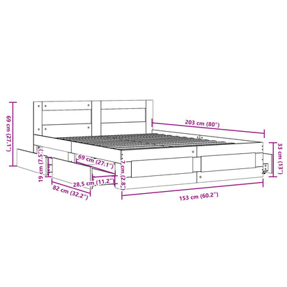 Bed Frame With Headboard Without Mattress