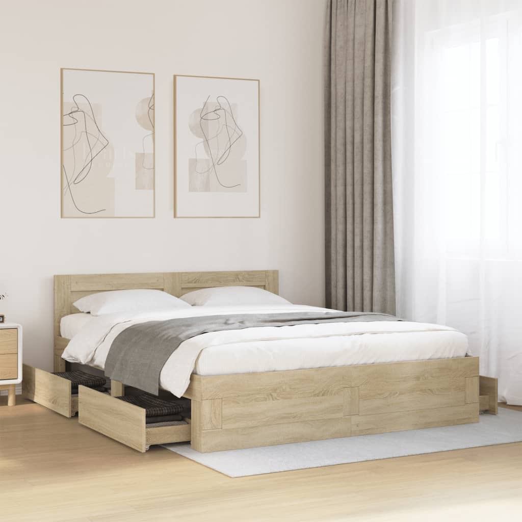 Bed Frame With Headboard Without Mattress