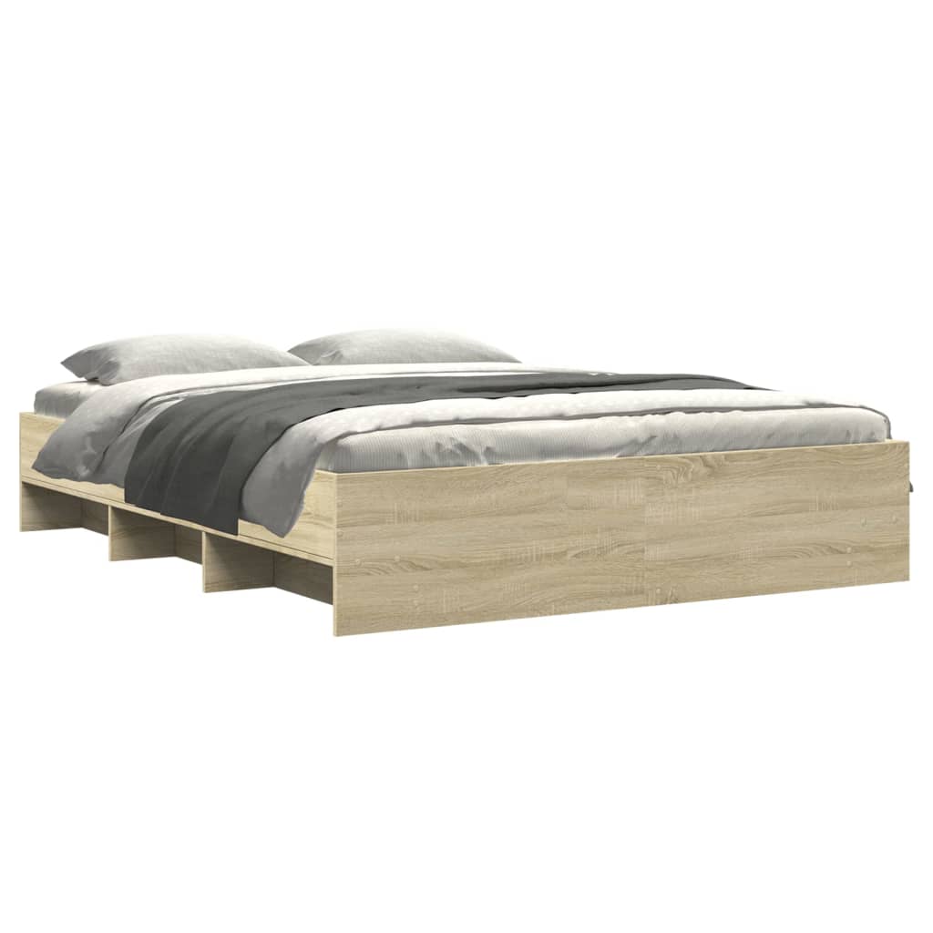 Bed Frame Without Mattress Engineered Wood