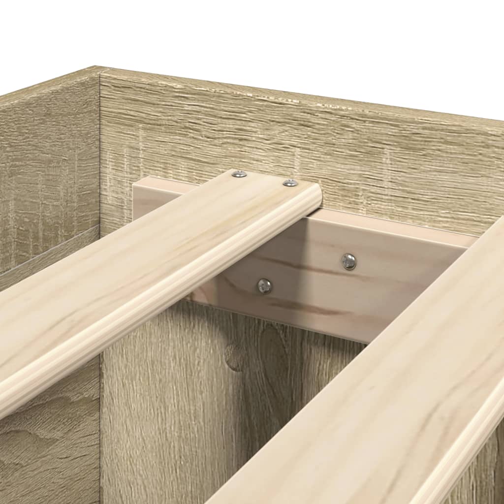 Bed Frame Without Mattress Engineered Wood