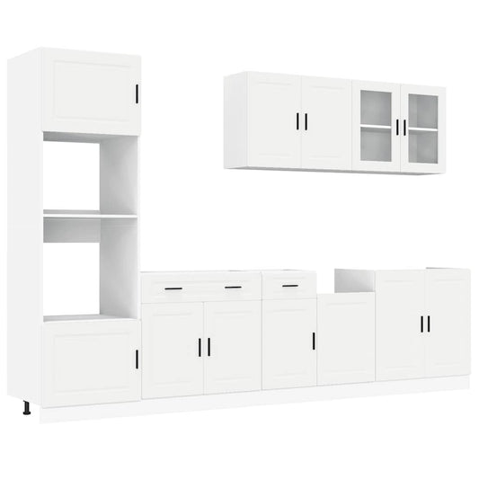 7 Piece Kitchen Cabinet Set &quot;Kalmar&quot; Engineered Wood