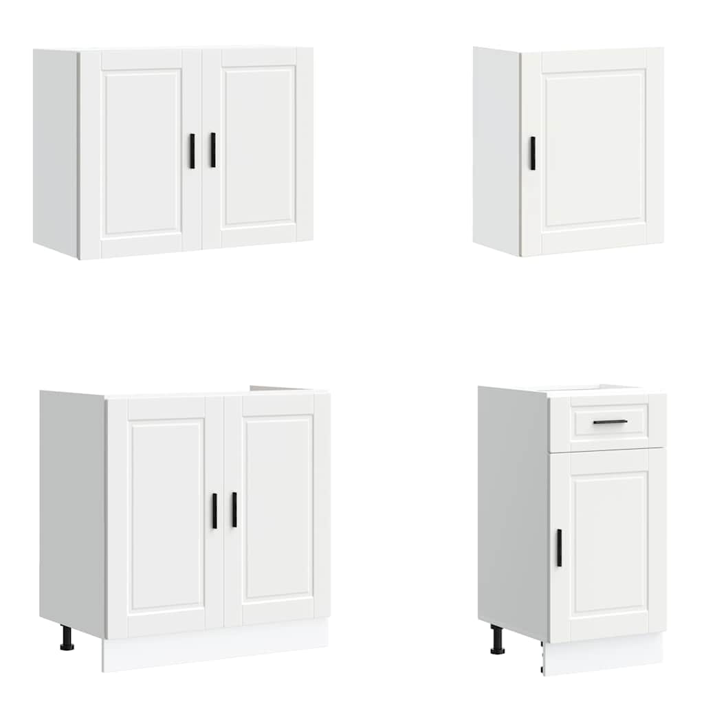 7 Piece Kitchen Cabinet Set Kalmar Engineered Wood