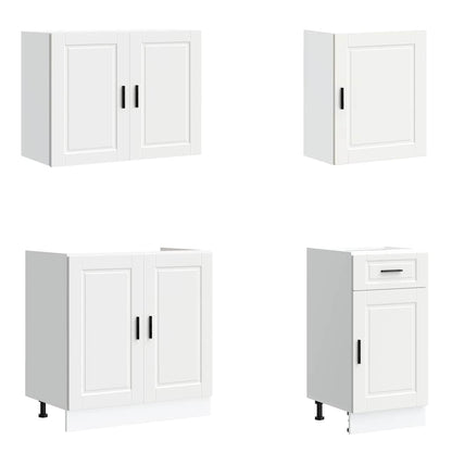 7 Piece Kitchen Cabinet Set Kalmar Engineered Wood